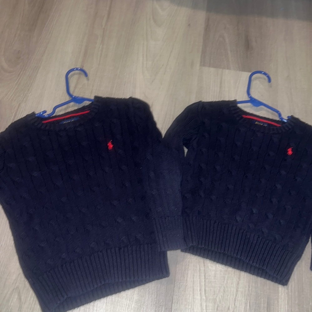 Boys Ralph Lauren sweaters navy